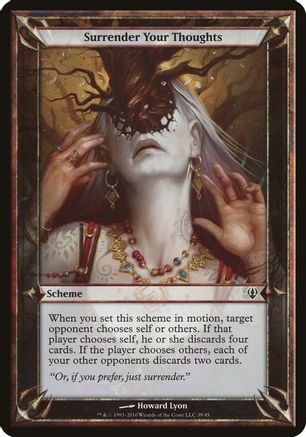 Surrender Your Thoughts (Archenemy)