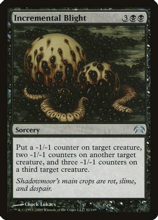 Incremental Blight - Planechase - Magic: The Gathering