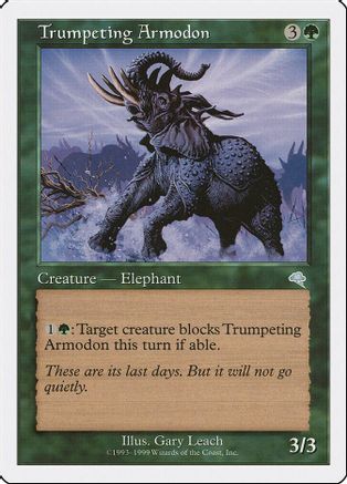 Trumpeting Armodon