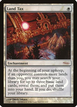 Land Tax - Judge Promos - Magic: The Gathering