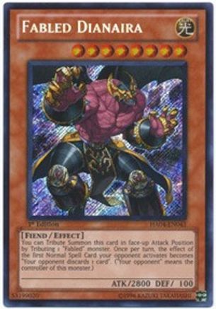 Fabled Dianaira Hidden Arsenal 4 Yugioh