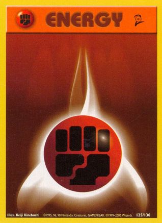 Base Set 2 Fighting Energy #125