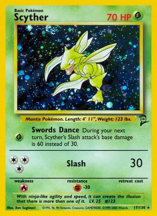 Base Set 2 Scyther #017