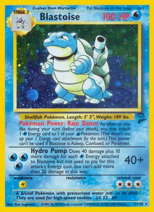 Base Set 2 Blastoise #002
