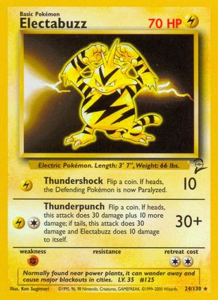 Base Set 2 Electabuzz #024