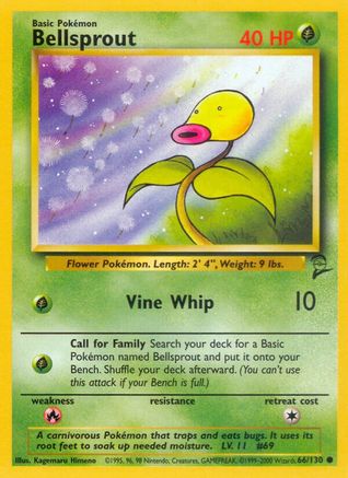 Base Set 2 Bellsprout #066