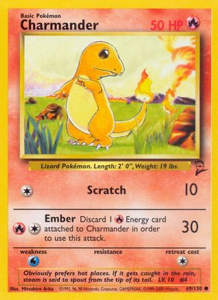 Base Set 2 Charmander #069