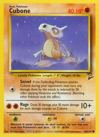 Base Set 2 Cubone #070
