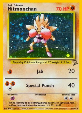 Base Set 2 Hitmonchan #008