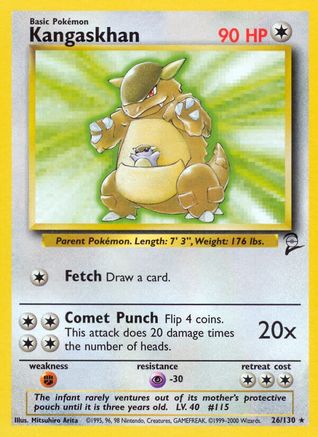 Base Set 2 Kangaskhan #026