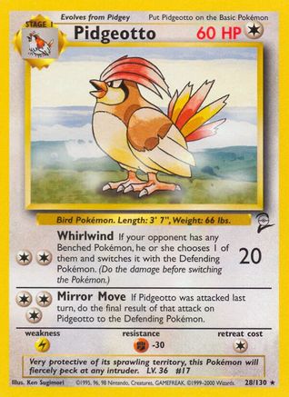 Base Set 2 Pidgeotto #028