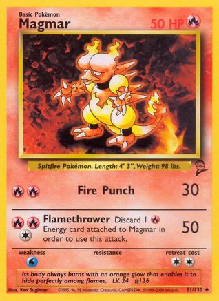 Base Set 2 Magmar #051