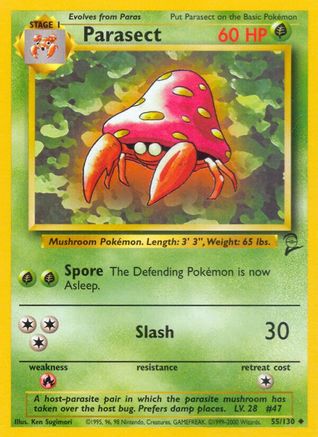 Base Set 2 Parasect #055