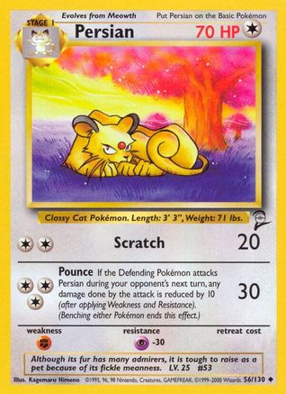 Base Set 2 Persian #056