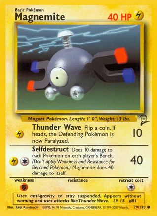 Base Set 2 Magnemite #079