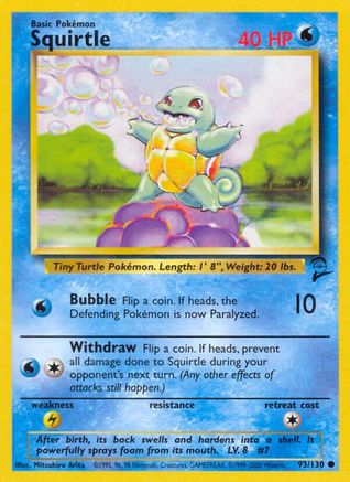 Base Set 2 Squirtle #093