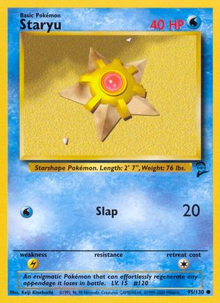 Base Set 2 Staryu #095