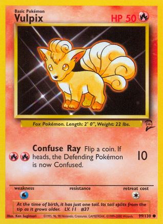 Base Set 2 Vulpix #099