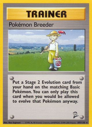 Base Set 2 Pokemon Breeder #105