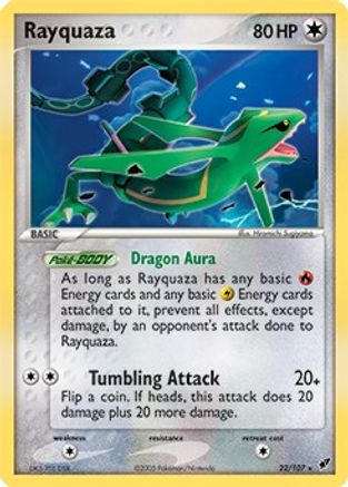 Deck Exclusives Rayquaza #022