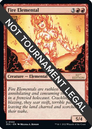 Fire Elemental - 30th Anniversary Edition - Magic: The Gathering