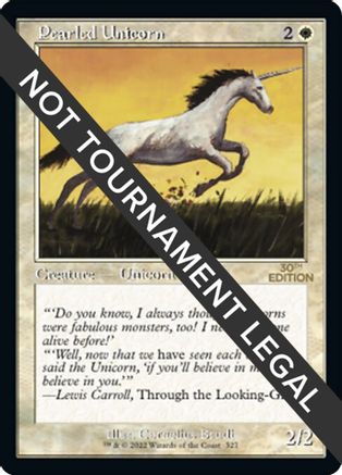 Pearled Unicorn (Retro Frame)