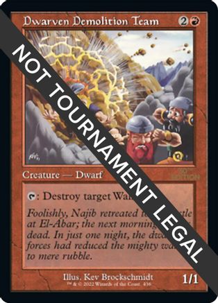 Dwarven Demolition Team (Retro Frame)