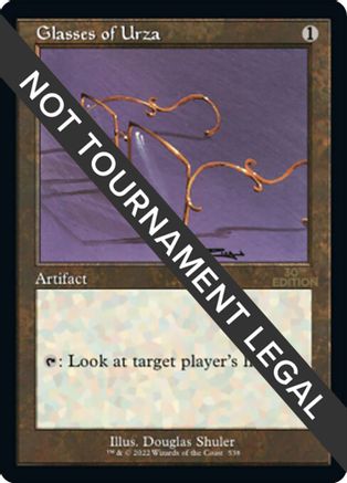 Glasses of Urza (Retro Frame)