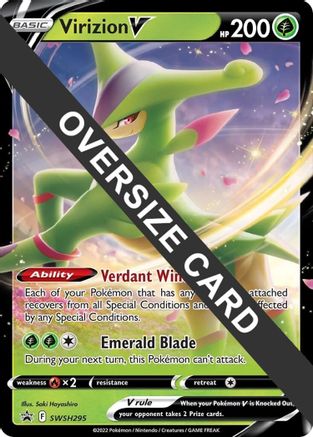 Jumbo Cards Virizion V #SWSH295