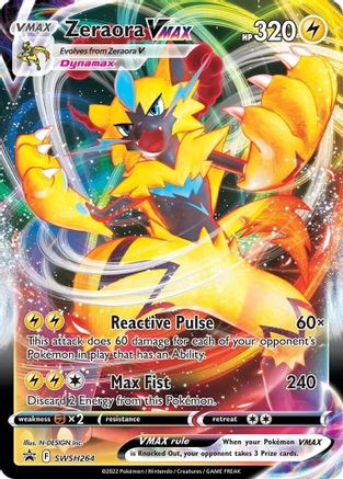 SWSH: Sword & Shield Promo Cards Zeraora VMAX #SWSH264