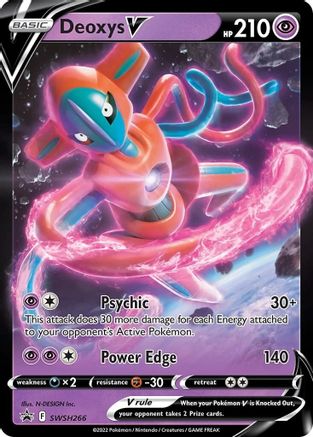 Deoxys V - SWSH266 - SWSH: Sword & Shield Promo Cards - Pokemon