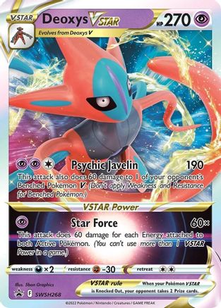 SWSH: Sword & Shield Promo Cards Deoxys VSTAR #SWSH268
