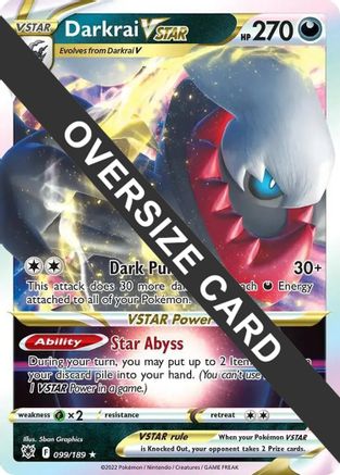 Jumbo Cards Darkrai VSTAR #099