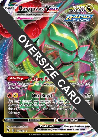 Jumbo Cards Rayquaza VMAX #111