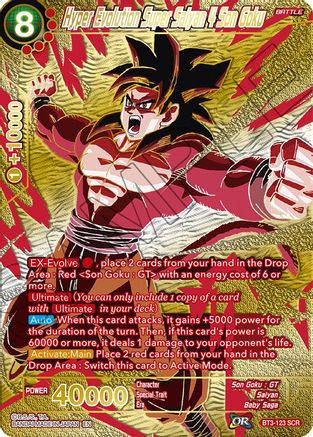 Hyper Evolution Super Saiyan 4 Son Goku (Premium Edition) - 5th Anniversary  Set - Dragon Ball Super: Masters