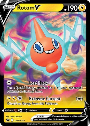 SWSH: Sword & Shield Promo Cards Rotom V #SWSH257