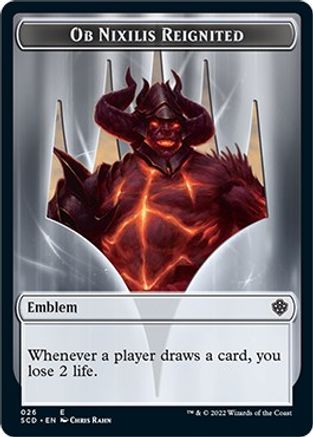 Emblem - Ob Nixilis Reignited Double-Sided Token