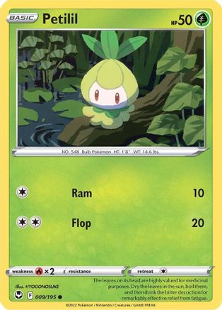 SWSH12: Silver Tempest Petilil #009
