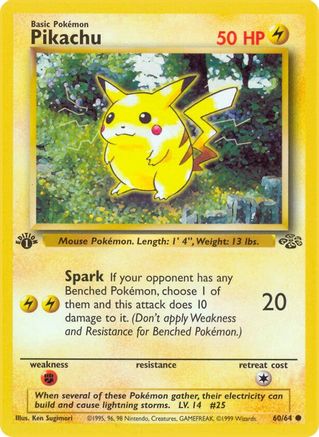 Jungle Pikachu #60