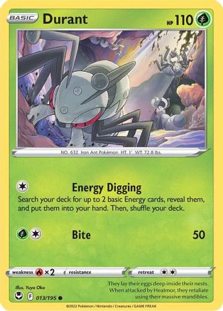 SWSH12: Silver Tempest Durant #013