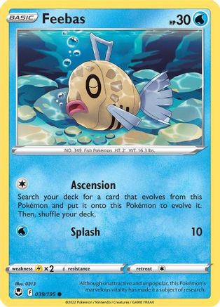 SWSH12: Silver Tempest Feebas #039