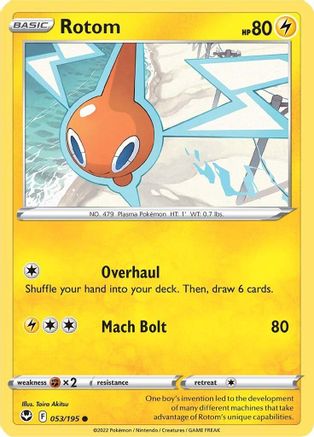 SWSH12: Silver Tempest Rotom #053