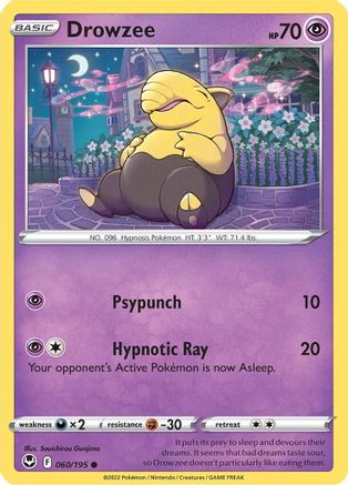 SWSH12: Silver Tempest Drowzee #060
