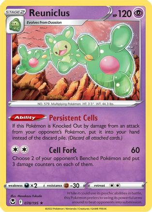 SWSH12: Silver Tempest Reuniclus #078