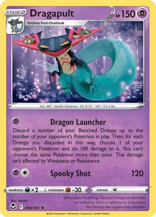 SWSH12: Silver Tempest Dragapult #089