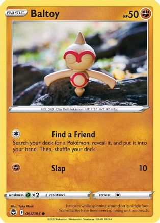 SWSH12: Silver Tempest Baltoy #093