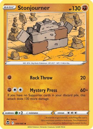 SWSH12: Silver Tempest Stonjourner #101