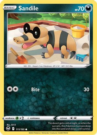 SWSH12: Silver Tempest Sandile #111