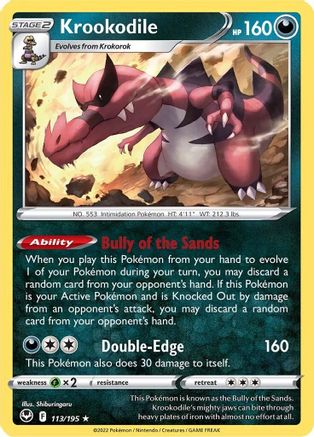 SWSH12: Silver Tempest Krookodile #113