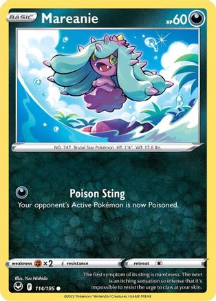 SWSH12: Silver Tempest Mareanie #114